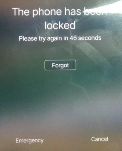 Locked Phone